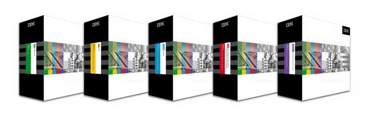 IBM packaging designed by M-A-D, Erik Adigard and Patricia McShane